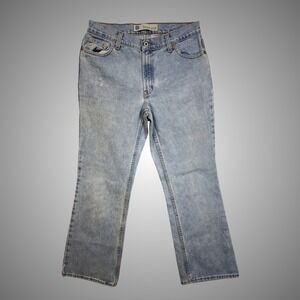 Gap Vintage Boot Cut Ankle Jeans Light Wash Blue 100 Cotton Size 10